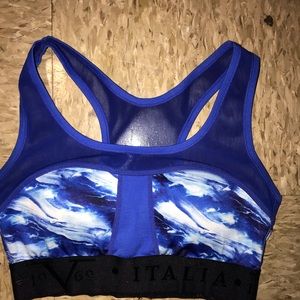 Royal Blue Racerback Sports Bra Small